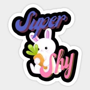 Super Shy Sticker